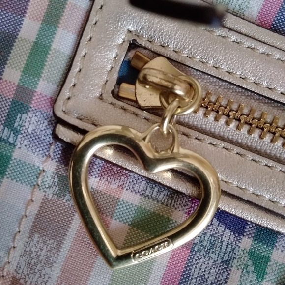 Coach Purse Pastel Color & Metallic Soft Gold Accent Special Limited Production - Picture 14 of 16